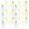 Abaodam 24pcs Boys and Girls Tweezers for Fine Motor Skills Plastic Tongs for Crafting Sensory Bin Tools for Classroom Outdoor Activities and Boy Girl Learning view 1
