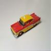 1958 Custom 300 Taxi Cab Kind Taxi Co. Red and Yellow with Yellow Interior Limited Edition to 200 Pieces Worldwide 1/43 Model Car GC-087 view 1
