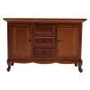 1:12 Scale Dollhouse Storage Cabinet Miniature 2 Doors 3 Drawers Wooden Doll House Furniture view 1