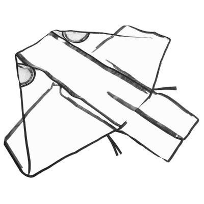 Abaodam Stroller Rain Cover Windproof Shield for Stroller Transparent Protective Cover Lightweight and Portable Rain Gear for Outdoor Use