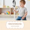 ToysCentral Basics Hobby Horse Stick Toy Portable Creative Party Decoration for Horse Themed Party, White Head view 4