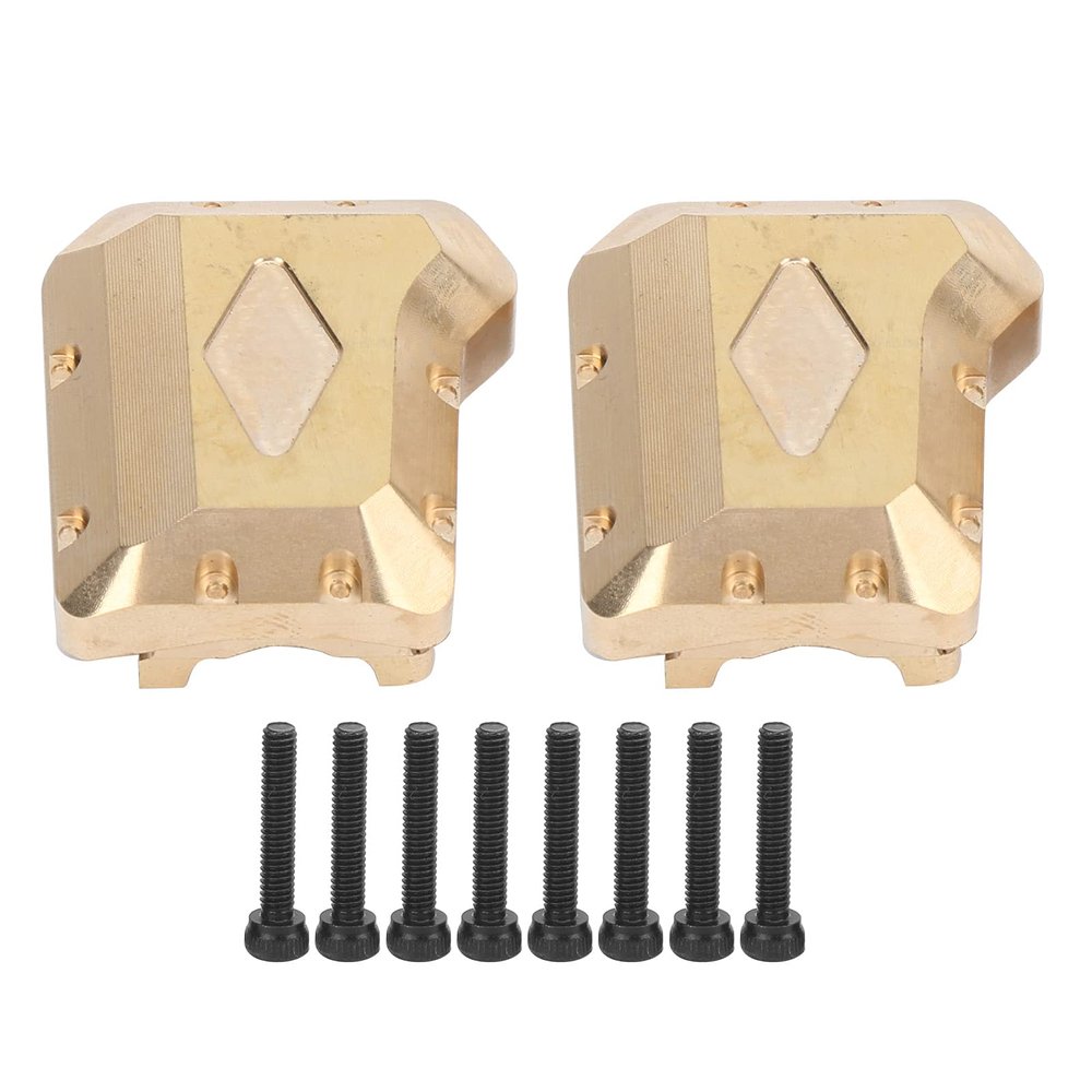 Alomejor RC Rear Axle Diff Cover, Counterweight with Upgrade Parts Exquisite Workmanship Stability Over Obstacles for 1/10 RC Car