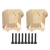Alomejor RC Rear Axle Diff Cover, Counterweight with Upgrade Parts Exquisite Workmanship Stability Over Obstacles for 1/10 RC Car view 1