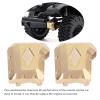 Alomejor RC Rear Axle Diff Cover, Counterweight with Upgrade Parts Exquisite Workmanship Stability Over Obstacles for 1/10 RC Car view 2
