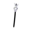 Simhoa Inflatable Stick Horsehead Toy Lovely Horse Head Stick Balloon Cartoon Fun Horse Riding Stick for Cowboy Cowgirl Kids, Blaclk view 1