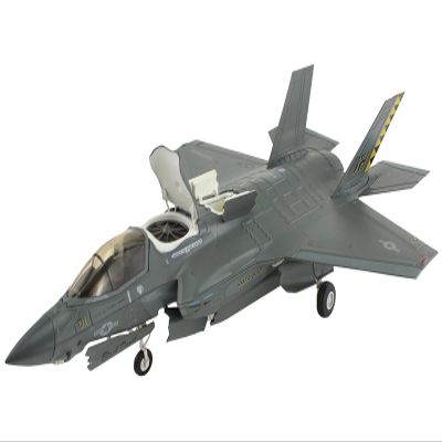 F-35B Lightning II Aircraft Black Death, VMFA-542, MCAS Cherry Point (2023) United States Marine Corps Air Power Series 1/72 Diecast Model by Hobby Master HA4622