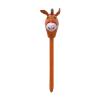 DYNWAVE Horsehead Stick Toy,Lovely Horse Head Stick Balloon, Creative Cartoon Fun Party Decoration, Horse Riding Stick for Party, Brown view 1
