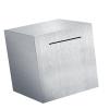 Adult Piggy Bank, Stainless Steel Piggy BankMetal Saving Box, Piggy Bank for Adults Must Break to Open (Silver, 4.7 inches) view 1