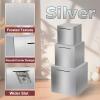 Adult Piggy Bank, Stainless Steel Piggy BankMetal Saving Box, Piggy Bank for Adults Must Break to Open (Silver, 4.7 inches) view 3