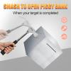 Adult Piggy Bank, Stainless Steel Piggy BankMetal Saving Box, Piggy Bank for Adults Must Break to Open (Silver, 4.7 inches) view 4