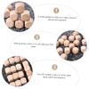 Garneck 100 Pieces Blank Wooden Cubes 16 mm - Natural Wooden Craft Cubes - Ideal for Painting and Designing for - Montessori and Creative DIY Projects view 2