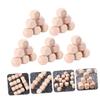 Garneck 100 Pieces Blank Wooden Cubes 16 mm - Natural Wooden Craft Cubes - Ideal for Painting and Designing for - Montessori and Creative DIY Projects view 4
