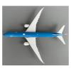 LIUSANGLIU Scale Aircraft 1/400 for Dutch KLM B787-10 Aircraft Model PH-BKL Alloy Collection Model Decoration Office Suitable for Display view 4