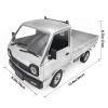 ARRIS WPL D12 1/10 RWD 2.4G Off Road RC Car Drift Climbing Truck Crawler with Brushed 260 Motor 1:10 Simulation RC Vehicles (Silver) view 4