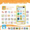 Kids Phone, 3.97" Touchscreen Toddler Smartphone Learning Toys, Fake Play Toy Phone with Music Player Educational GamesChristmas Birthday Gifts for Girls Age 3-12, 8G SD CardYelllow view 2