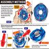 Gyro X Set Right Spinning Top and String Launcher, Attack Type Starter Pack, Great Toy Gift for Boy Kid 6+ view 4