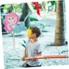 Cabilock 1set Mermaid with Stick for Ocean Theme Birthday Party Decorations Enchanting Boys and Girls Celebration Supplies Includes Candy Filler and Design view 4