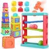 Pound a Ball Toy for Toddlers 1-3, Montessori Toys for Babies 12 18-24 Months, hammer, Stacking Cups, Shape Sorter Blocks, Early Developmental Educational Toys for 1 2 3 Year Old Boys Girls Kids Gift view 1