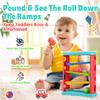 Pound a Ball Toy for Toddlers 1-3, Montessori Toys for Babies 12 18-24 Months, hammer, Stacking Cups, Shape Sorter Blocks, Early Developmental Educational Toys for 1 2 3 Year Old Boys Girls Kids Gift view 3