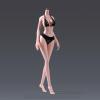 1/6 Scale Female Action Figure Body, 12inches Miniature Seamless Fair Skin Large Bust Realistic Soft Flexible Female Action Figure Body Model with Detachable 5 Pairs of Hand & 2 Pairs of Feet Shapes view 2