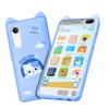 Kids Phone for Boys, 3.97" Touchscreen Kids Toys Cell Phone Learning Music Puzzle-Games, with Silicone Toddler Phone Toys for Girls Boys Age 3-12, Working Real Play Cell Phone(Blue) view 1