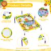 Leitee 2 in 1 Bean Bags Toss Game Animal Cornhole Bean Bags Ring Toss Game Kids Cornhole Games Set Party Carnival Games Toys Gifts Birthday Games Ideal Birthday for Ages 4-8 Toddlers view 3