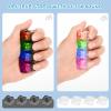 2 pcs Keyboard Fidget Toy Light Up, Loud Fidget Keyboard Clicker, Keychain 4-in-1 with Cat Keycaps, for Adult to Relief Stress view 4