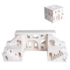 AIYIMUSIDEEN Magic Maze Building Block,White Disguises Castle Building BlockArchitecture Building Blocks980PCS Gifts for Adults and Kids view 1