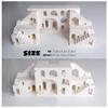 AIYIMUSIDEEN Magic Maze Building Block,White Disguises Castle Building BlockArchitecture Building Blocks980PCS Gifts for Adults and Kids view 3