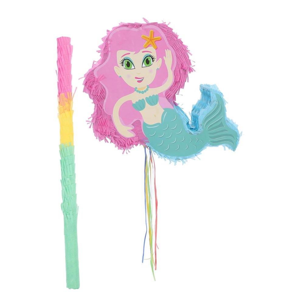 Cabilock 1set Mermaid for Birthday Party Decorations Charming Mermaid Theme with Stick Fun Game for Boys and Girls Versatile for Pool Parties Events for Girls Celebrations