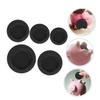 IMIKEYA 5pcs Round Piggy Bank Stopper Plugs Replacement Money Bank Stopper Reusable for Savings Box Bottom Cover view 3