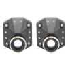 2 Pcs RC Car Diff Cover Brass Front Rear Bridge Portal Cover Differential Portal Axle Cover for Axial Capra 1/10 view 1