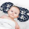 Coikll Bow and Pearl Muslin Baby Burp Cloths Feeding Cloths Face Towel Soft and Absorbent Bibs for Newborn Boys Girl- 4 Pack view 4