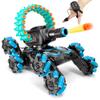 BOKSIYUR RCStunt Remote Control Car,Soft Bullet Tank,Gesture Sensing, Cars for Kids,RC Crawlers,Stunt Remote Control Car Tank for Boys, RC Cars for Kids,360Battle Tanks,for Boys Ages 8-12 Gift(Blue) view 1