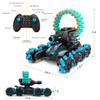 BOKSIYUR RCStunt Remote Control Car,Soft Bullet Tank,Gesture Sensing, Cars for Kids,RC Crawlers,Stunt Remote Control Car Tank for Boys, RC Cars for Kids,360Battle Tanks,for Boys Ages 8-12 Gift(Blue) view 2