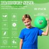 Jerify 30 Pcs 8.5 Inch Dodgeballs Playground Balls Bulk Colorful Emotion Handball Kickball Bouncy Balls for Indoor Outdoor Games Gym Camps Picnic Beach School view 2