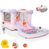 Bounce House with Ball Pit, Inflatable Bouncy House for Kids All in One Jumping Castle, Wide Slide, Pool, Basketball Hoop, Blower Included for Indoor Outdoor Backyard Party (with Ball Pit) view 1