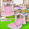 Bounce House with Ball Pit, Inflatable Bouncy House for Kids All in One Jumping Castle, Wide Slide, Pool, Basketball Hoop, Blower Included for Indoor Outdoor Backyard Party (with Ball Pit) view 3