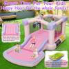Bounce House with Ball Pit, Inflatable Bouncy House for Kids All in One Jumping Castle, Wide Slide, Pool, Basketball Hoop, Blower Included for Indoor Outdoor Backyard Party (with Ball Pit) view 4