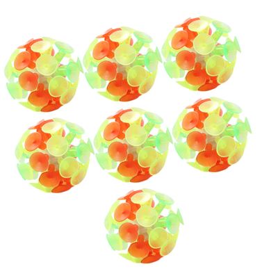 IMIKEYA 7pcs Suction Cup Balls for Boy Girl Bouncing Sticky Toy for Family Fun and Interactive Play Party Favors and Relief Safe for Ages with No Marks Left Behind