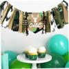 1st Birthday High Chair Banner 79" Jungle Theme High Chair Banner Camouflage First Birthday Banner Reusable Camo Birthday Party Decorations for Boy Girl Baby Photo Props First Birthday Banner Camo Bi view 4