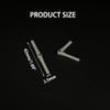 5PCS RC Airplane Plastic Pin Hinge Needle Hinge for RC Plane Aircraft Helicopter DIY Model Plane Fix Wing Parts (2.5x43mm Gray) view 2