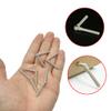 5PCS RC Airplane Plastic Pin Hinge Needle Hinge for RC Plane Aircraft Helicopter DIY Model Plane Fix Wing Parts (2.5x48mm Gray) view 4
