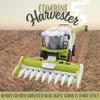 Toyland 31cm (12") Remote Control Combine Harvester with Lights, Sound & Smoke Effect - 2 Harvesting Attachments Included - Farming Toys - 1:24 Scale view 2
