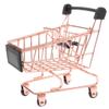 Thick Trolley Trolley Shopping Cart Games Children Home Decor Metal, Rose Gold, Size(LxWxH): 11.5 x 8.5 x 12 cm view 1