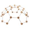 Little Partners Indoor Climbing Gym Active Play Equipment, Solid Wood Montessori Space Dome Climber for Toddlers 2-6 Years, Maximum 100 lb. Capacity, Medium view 1