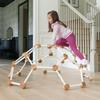Little Partners Indoor Climbing Gym Active Play Equipment, Solid Wood Montessori Space Dome Climber for Toddlers 2-6 Years, Maximum 100 lb. Capacity, Medium view 2