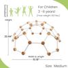 Little Partners Indoor Climbing Gym Active Play Equipment, Solid Wood Montessori Space Dome Climber for Toddlers 2-6 Years, Maximum 100 lb. Capacity, Medium view 3