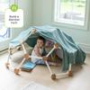 Little Partners Indoor Climbing Gym Active Play Equipment, Solid Wood Montessori Space Dome Climber for Toddlers 2-6 Years, Maximum 100 lb. Capacity, Medium view 4