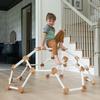 Little Partners Indoor Climbing Gym Active Play Equipment, Solid Wood Montessori Space Dome Climber for Toddlers 2-6 Years, Maximum 100 lb. Capacity, Large view 2